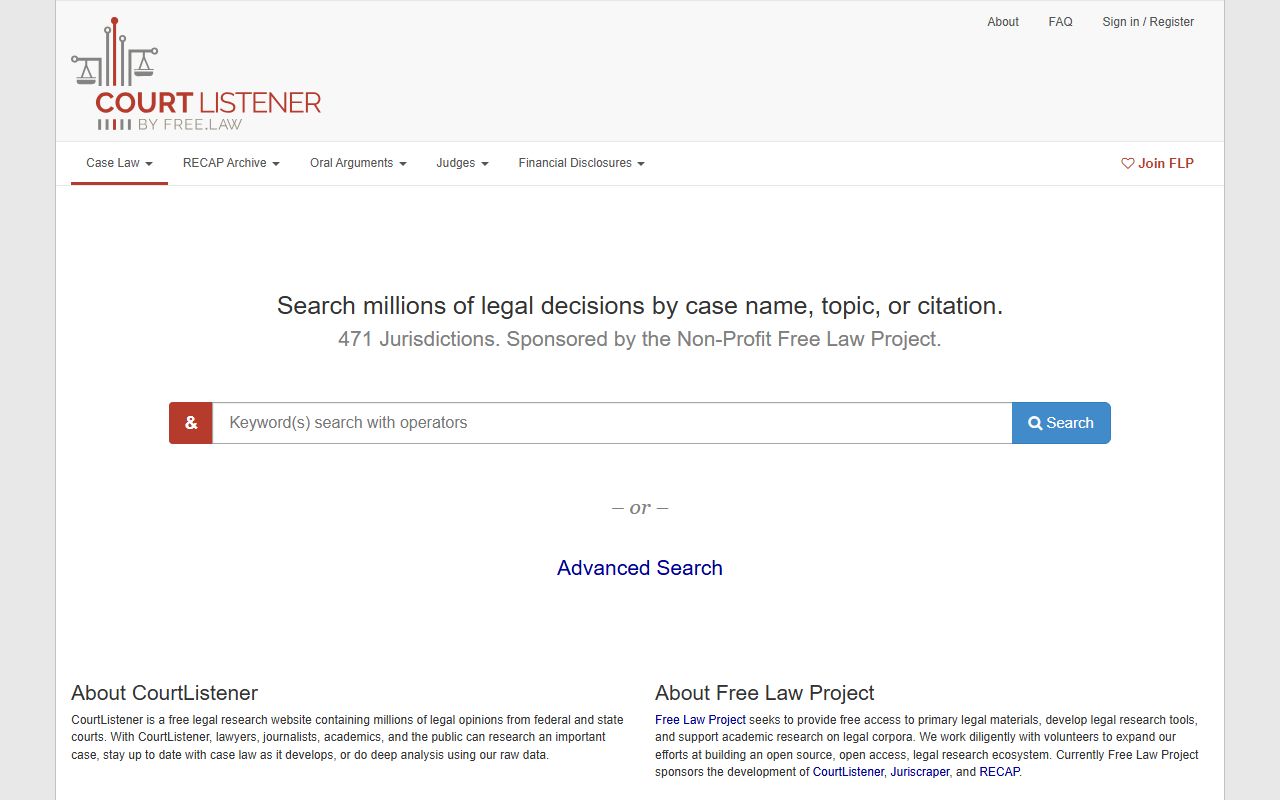 Benton County Circuit Court records compared with CourtListener legal research