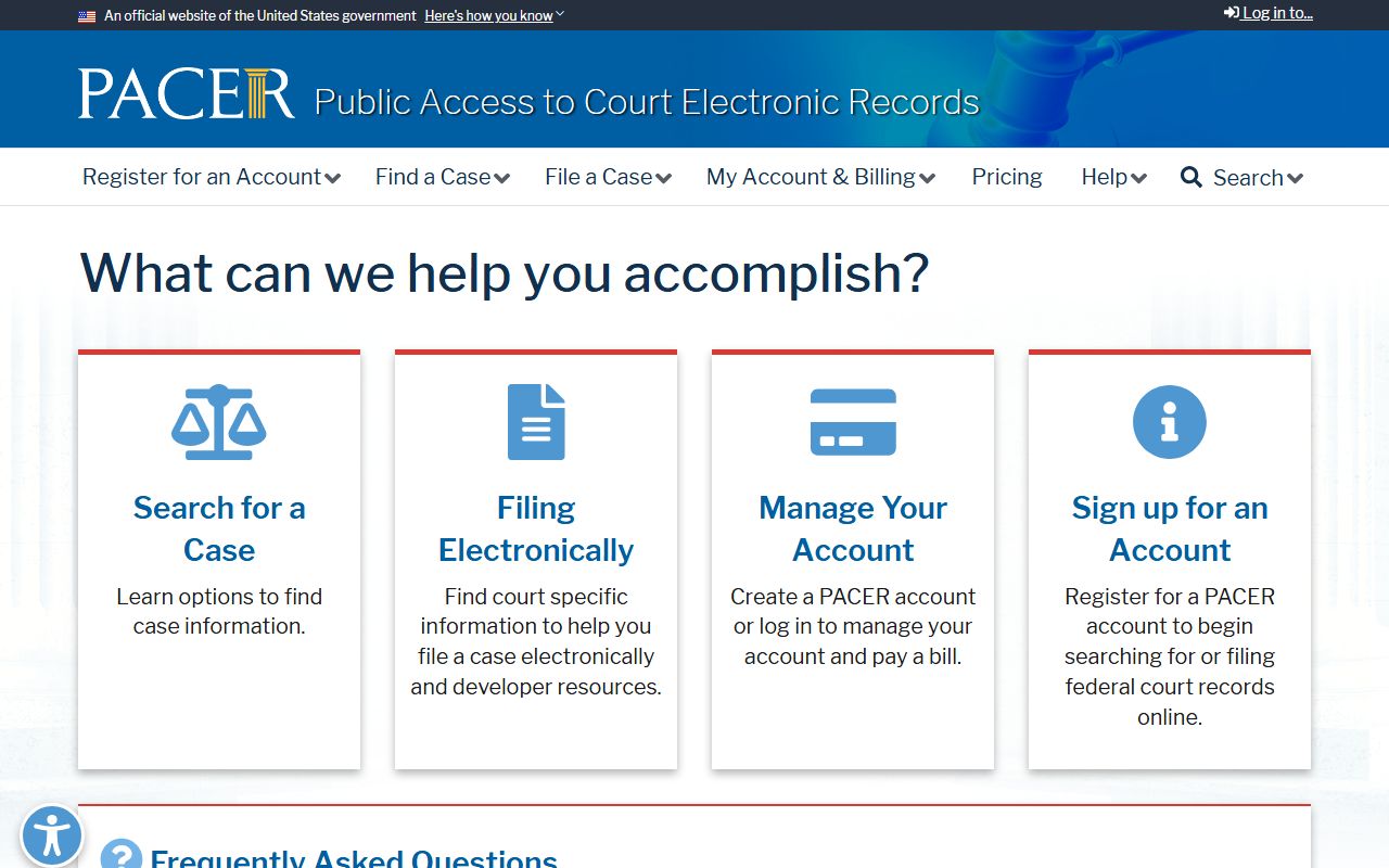 Benton County Circuit Court records compared with PACER federal case access