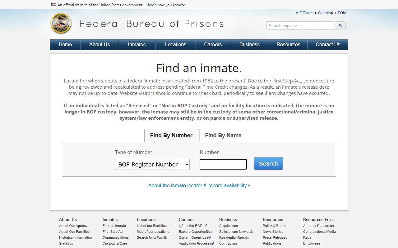 Benton County warrant records federal custody locator reference